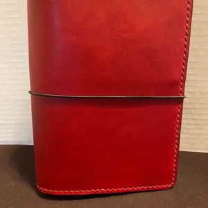 Leather notebook & daily planner cover